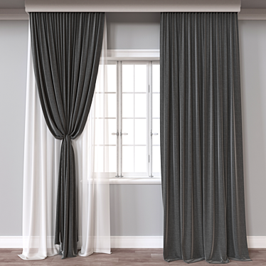  Curtain 416 3D Model 3D model image 1 