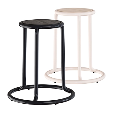 Spiral Foldable Champ Stool 3D model image 1 