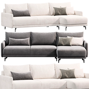 Modern Archi Sofa by SKdesign 3D model image 1 