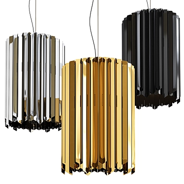 Elegant Tom Kirk Pendant Light 3D model image 1 