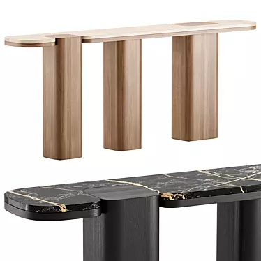 ERICE Console Table: Modern Elegance 3D model image 1 