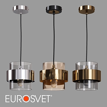  Eurosvet Arcada Pendant Light 3D model image 1 