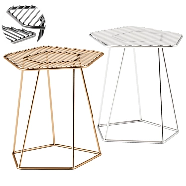 Bonaldo Tectonic Side Table 3D model image 1 