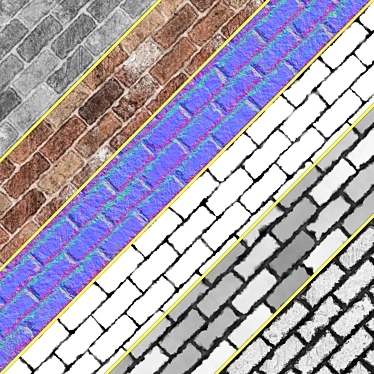  Brick Texture Pack 4k PBR 3D model image 1 