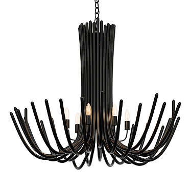 Modern Elegance Chandelier 3D model image 1 