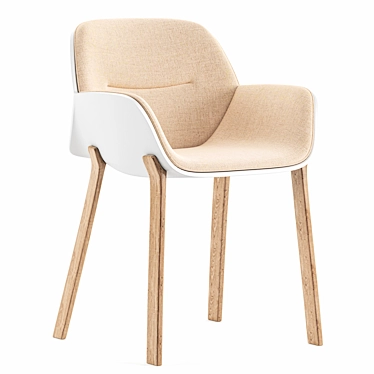 Minimalistic Nuez Chair Collection 3D model image 1 