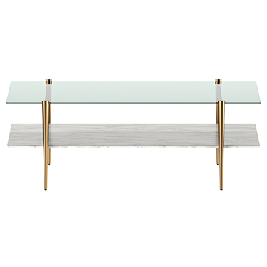 Art Display Marble Coffee Table (46")