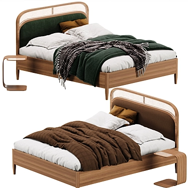 Sleek Buisseau Bed Frame 2013 3D model image 1 