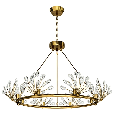 Luxor Crystal Chandelier  3D model image 1 