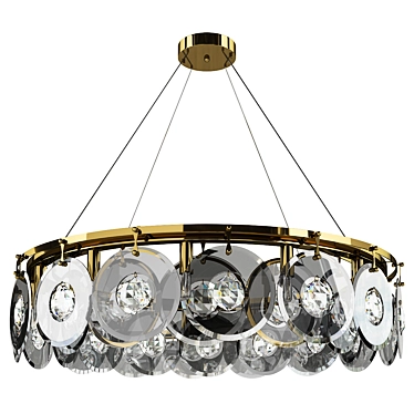 Luxury Round Chandelier 2013 Model 3D model image 1 