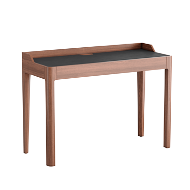 Junius Solid Walnut Desk 3D model image 1 