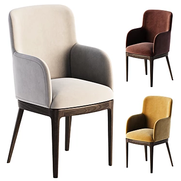 Modern Margot Dining Chair Design 3D model image 1 