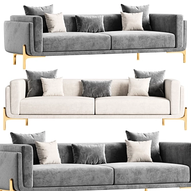  Regnum Koltuk Sofa Set 3D model image 1 