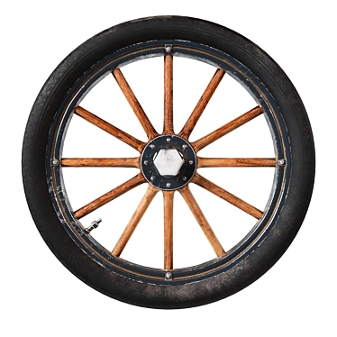 Antique Quadro Wheel 3D model image 1 