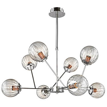 Minimalist Modern Proto Chandelier 3D model image 1 