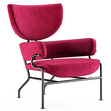 Modern Cassina Armchair 3D Model 3D model image 1 