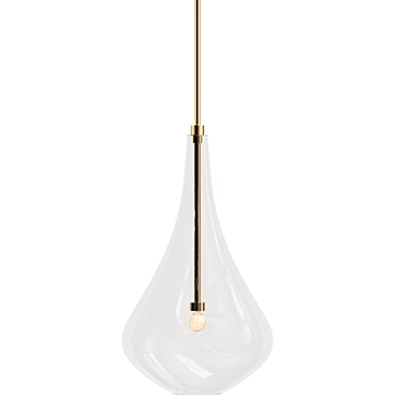 Modern Pendant Light Fixture 152.40cm 3D model image 1 