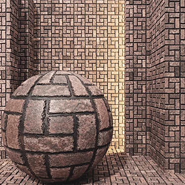 Seamless Brick 4K Texture Collection 3D model image 1 