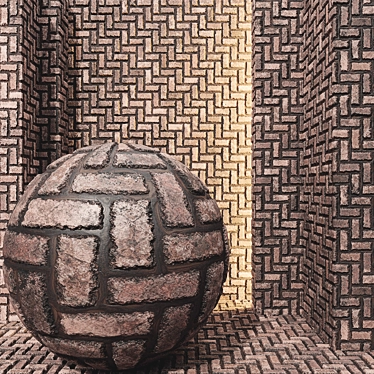 Brick Texture Pack 4K PBR 3D model image 1 