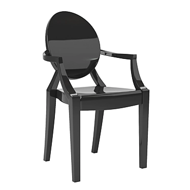 Transparent Louis Ghost Chair 2017 3D model image 1 