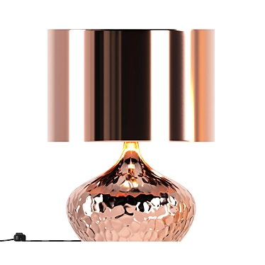 Copper Glow Table Lamp 3D model image 1 