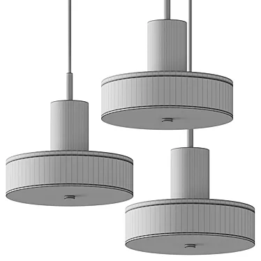 Marble Stone Pendant Lamp 3D model image 1 