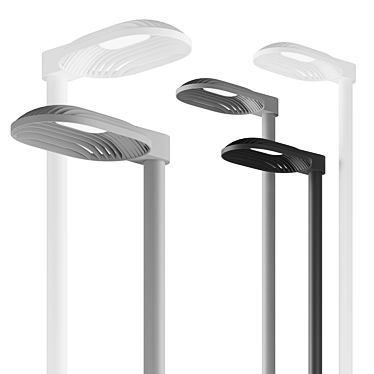 Sleek LP Xperi Post Light 3D model image 1 