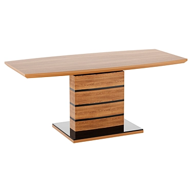 Leonardo Dining Table: Modern Design 3D model image 1 