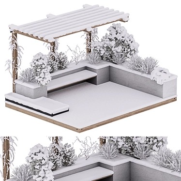 Winter Wonderland Furniture Set 3D model image 1 