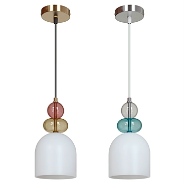 Gillian Modern Pendant Light Set 3D model image 1 