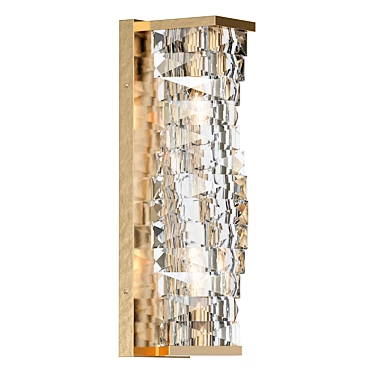  Crystal Cube Pendant Light 3D model image 1 