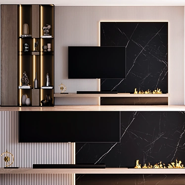 Samsung TV Wall Mount Set 3D model image 1 