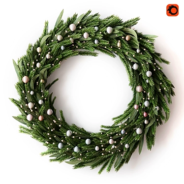 Festive Wreath for Interior & Exterior 3D model image 1 