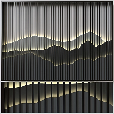  3D Wall Panel Render Export 3D model image 1 