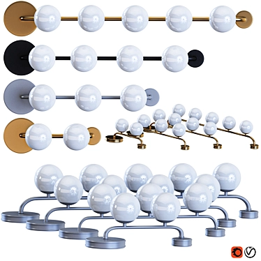 Modern Wall Lamp SVALE 2015 3D model image 1 