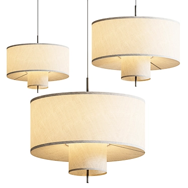 Modern Elegance Pendant Lighting 3D model image 1 