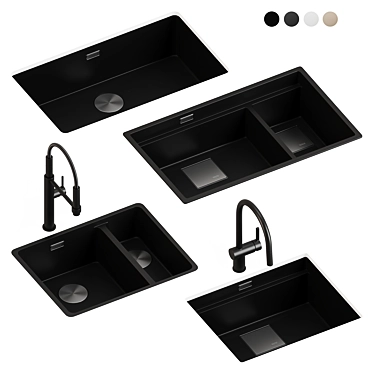 Franke Sinks and Faucets - Modern Design 3D model image 1 