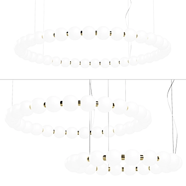 Modern Perla Nova Pendant Lights 3D model image 1 