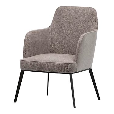 Modern Chic Poliform Jane Armchair 3D model image 1 