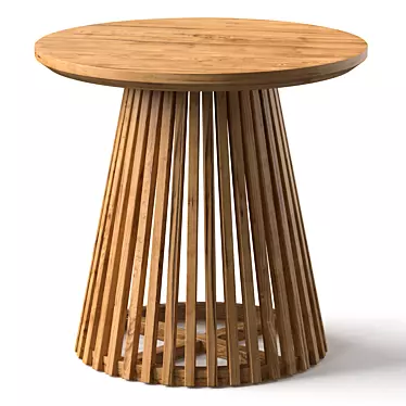 Toraja Teak Coffee Table 3D model image 1 