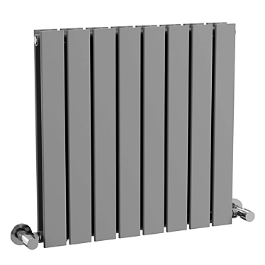 Bonaire Anthracite Grey Horizontal Radiator 3D model image 1 