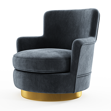 LAVSIT Modern Tall Chair Rotation 3D model image 1 