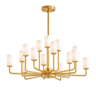 Elegant Antonia Chandelier 2014 3D model image 1 