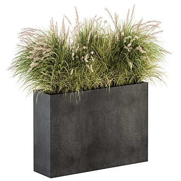 Outdoor Planter Box Set 3D model image 1 