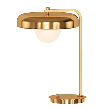 Contemporary Brass Table Lamp 3D model image 1 