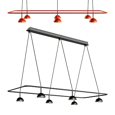 Glamourous Cupolina Pendant Lamp 3D model image 1 