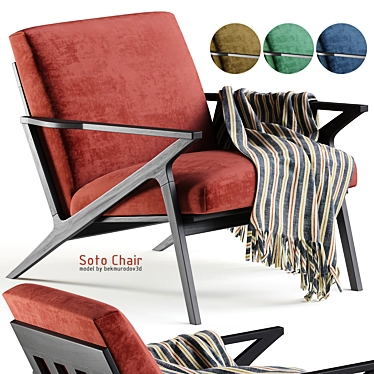 Soto Chair: Elegant Comfort for Any Space 3D model image 1 