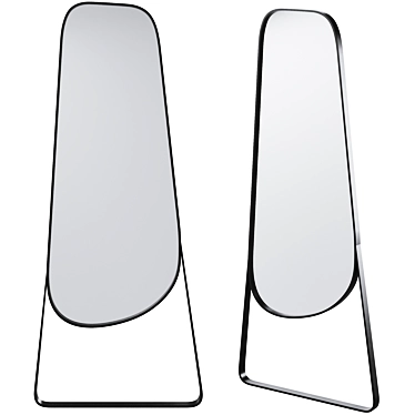 Modern Heylo Floor Mirror by Kare Design 3D model image 1 