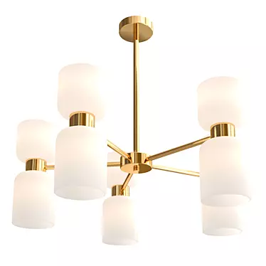 Modern Freya Chandelier FR5203PL 3D model image 1 