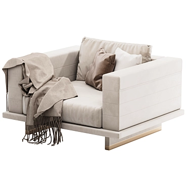 Minimalist Millimeters Malerba MS505 Sofa 3D model image 1 